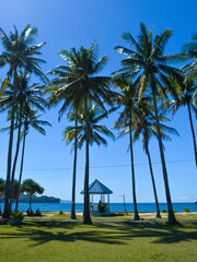 View of the coast of Srau, Pacitan Indonesia