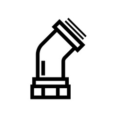 Isolated Pipe and Plumbing Line SVG Free Vector Graphic