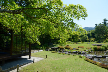 Obraz premium 無鄰菴 庭園 京都市左京区