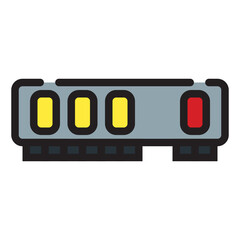Isolated Computer Peripheral Icons SVG Free Vector Graphic