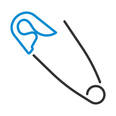 Tailor Safety Pin Icon