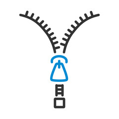 Sewing Zip Line Icon