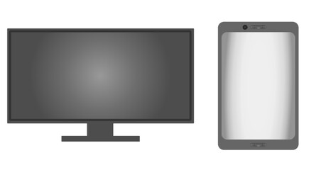 Television mobile vector