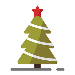 Isolated Christmas Icons SVG Free Vector Graphic