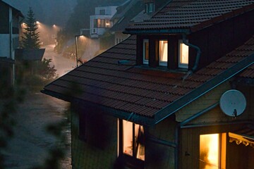 Regen in der Nacht