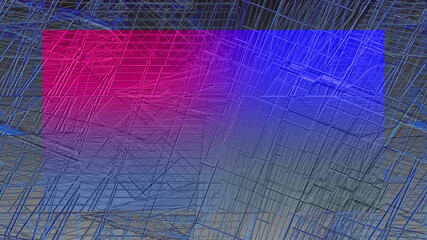 Abstract neon grunge border background image.