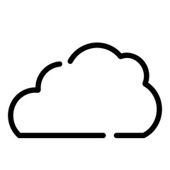 Isolated Weather Line SVG Free Vector Graphic