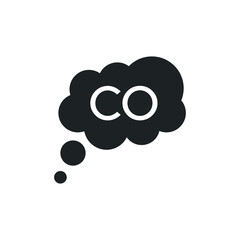 CO gas icon