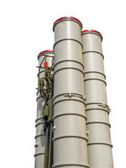 Air defense missile system S-300, launcher capsules on starting. Defensive weapons for to close the sky of Ukraine. Air defense system of Soviet type in Ukrainian and Russian Army in the war 2022.