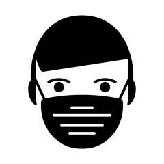 Isolated Covid Glyph Icons SVG Free Vector Graphic