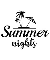Fototapeta na wymiar Summer Svg Bundle, typography design, Summer Svg, Beach Svg, Happy Summer Day svg,