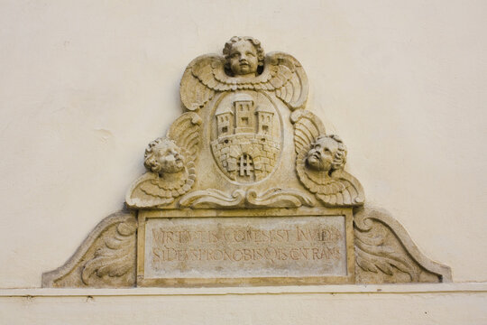  Sculptural Decoration Of Old Town Hall (Bratislava City Museum (Mestske Muzeum)) On Main Square In Bratislava