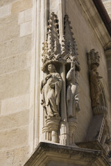 Sculpture of St Martin Cathedral in Bratislava
