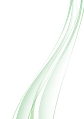 抽象背景　緑色の曲線