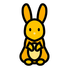Obraz premium Isolated Happy Easter Color Line SVG Free Vector Graphic