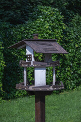 wooden bird house
