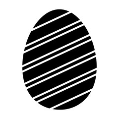 Isolated Happy Easter Glyph Icons SVG Free Vector Graphic