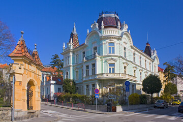 Fototapeta na wymiar Beautiful building in Old Town of Bratislava
