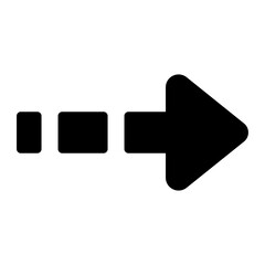 Isolated Arrow Glyph Icons SVG Free Vector Graphic