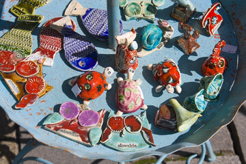  Ceramic souvenirs for sale in Bratislava, Slovakia