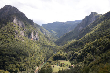 Naklejka premium view from the mountain