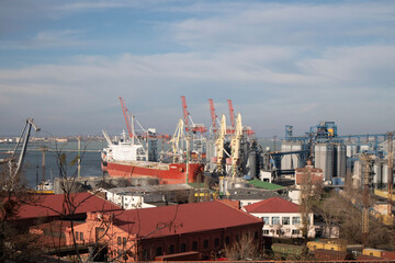 Fototapeta premium view of the port