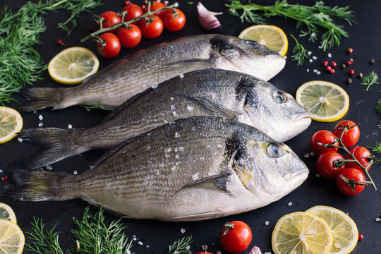 fresh fish with vegetables