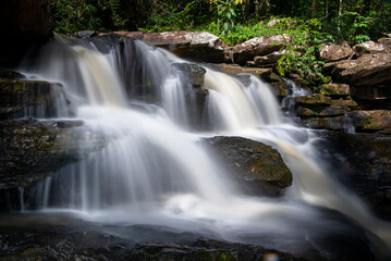 Obraz premium Tad noi waterfall at Na Yung - Nam Som National Park Udon Thani Province, Thailand