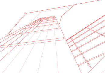 Fototapeta premium Abstract modern architecture