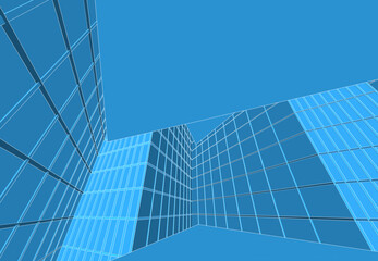 Fototapeta na wymiar Abstract architecture background 3d illustration