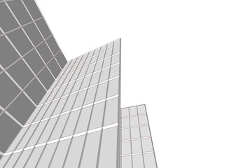 Obraz premium Abstract architecture background 3d illustration