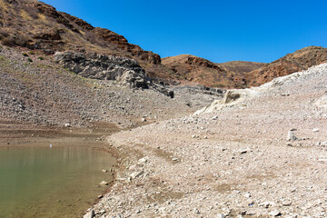 landscape in the desert