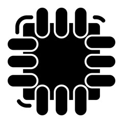 Isolated Graphic Design Glyph Icons SVG Free Vector Graphic