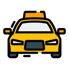 Isolated Hotel Color Line SVG Free Vector Graphic