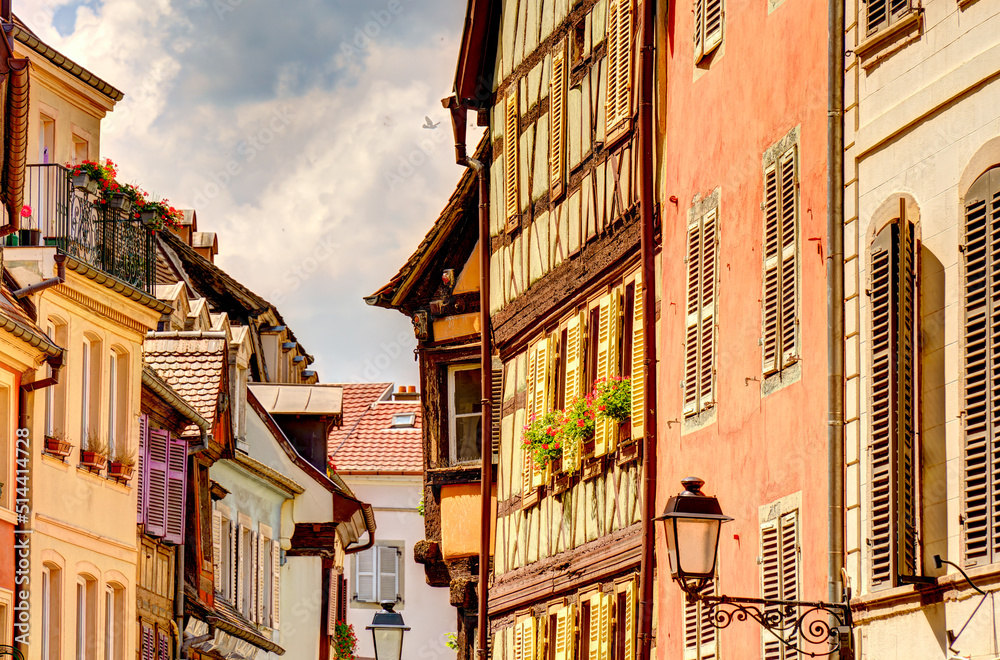 Wall mural Colmar, France, HDR Image