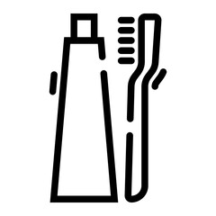 Isolated Hotel Line SVG Free Vector Graphic