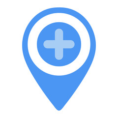 Isolated Map Pin Location Icons SVG Free Vector Graphic