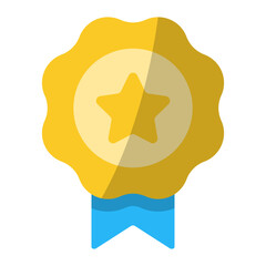 Isolated Award and Medal Icons SVG Free Vector Graphic