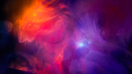 3D Rendering of Dust and Cloud Interstellar in a Universe