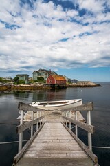 A view of small village Peggy's Cove in Nova Scotia, Canada