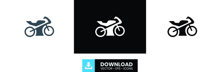 motorbike outline icon, black motorbike outline icon, white motorbike outline icon, motorbike icon.