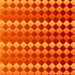 seamless geometric pattern, Orange and Yellow geometric abstract background, yellow and orange diamond shape, orange check pattern design in yellow and orange color