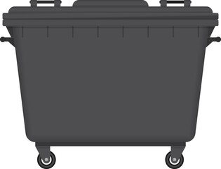 Dumpster vector illustration isolated on white background