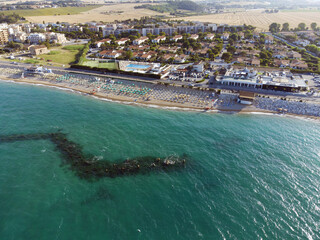 Vista della spiaggia di Porto Recanati