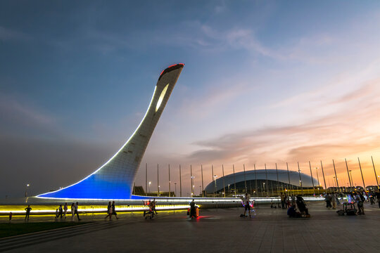 The park of the 2014 Winter Olympic Games in Adler.