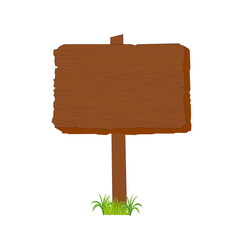 wooden sign