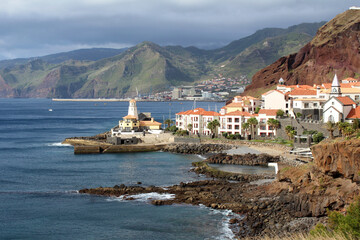 village on the coast