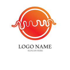 Sound waves vector illustration