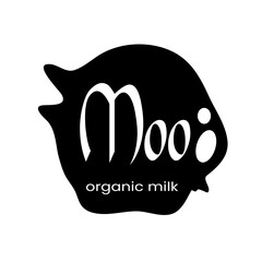 milk logo design black agriculture