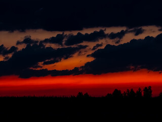 Fototapeta premium Sunset in the sky